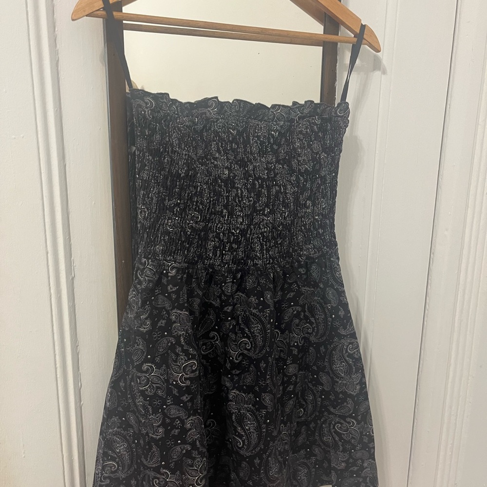 Afends Black Strapless Dress - Picture 4 of 5